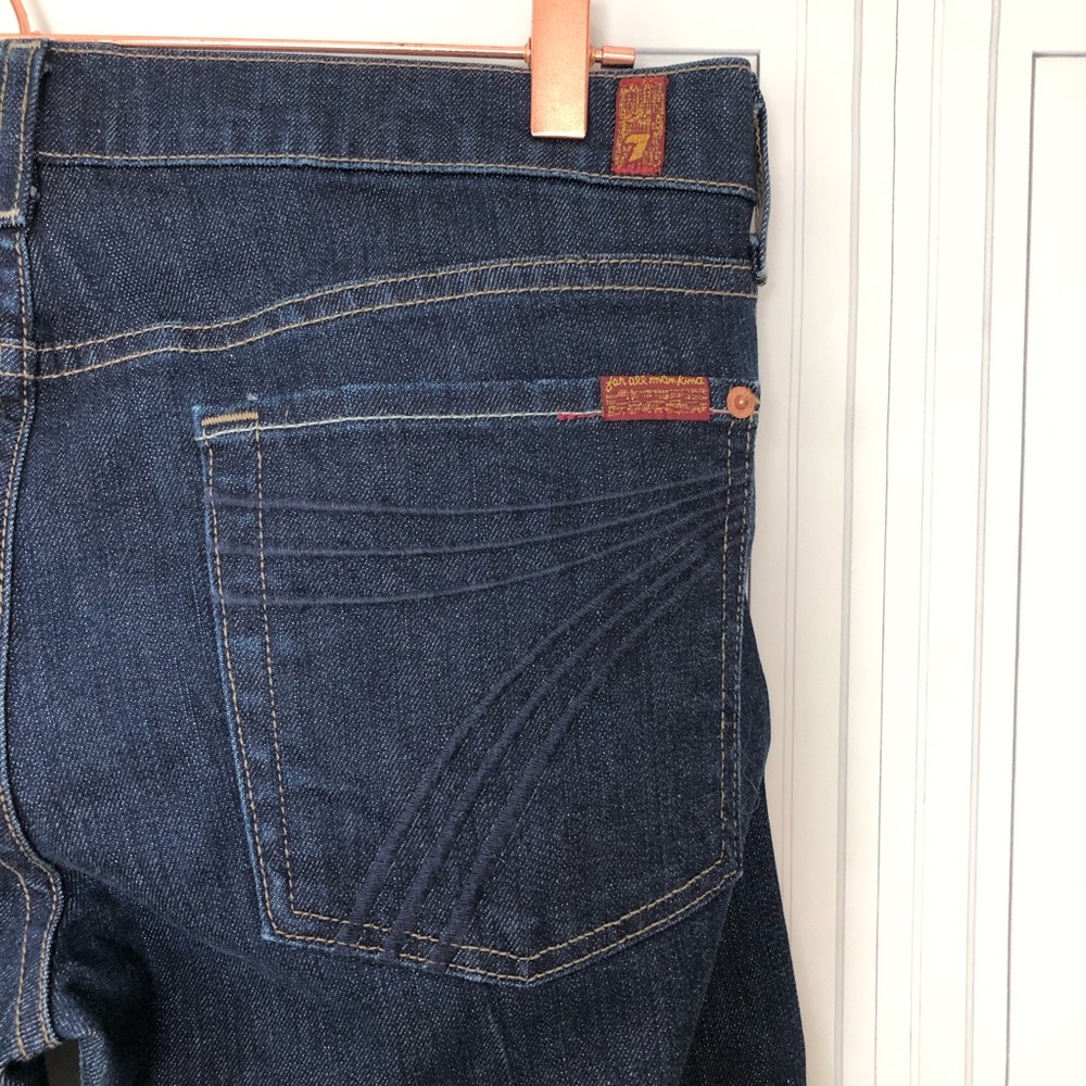 7 FAM dojo Dark Wash Trouser Jeans